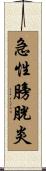 急性膀胱炎 Scroll