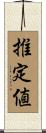 推定値 Scroll