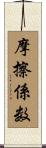 摩擦係数 Scroll