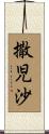 撒児沙 Scroll