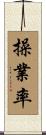 操業率 Scroll