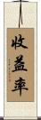 收益率 Scroll