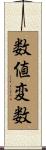 数値変数 Scroll