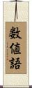 数値語 Scroll