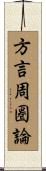 方言周圏論 Scroll