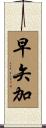 早矢加 Scroll