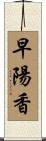 早陽香 Scroll