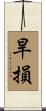 旱損 Scroll