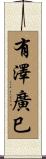 有澤廣巳 Scroll