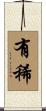有稀 Scroll