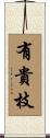 有貴枝 Scroll