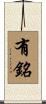 有銘 Scroll