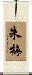 朱梅 Scroll