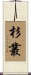 杉叢 Scroll