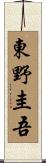 東野圭吾 Scroll