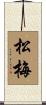 松梅 Scroll