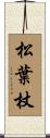 松葉杖 Scroll
