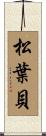 松葉貝 Scroll