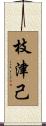 枝津己 Scroll