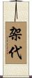 架代 Scroll