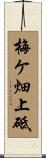 梅ケ畑上砥 Scroll