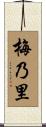 梅乃里 Scroll