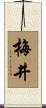 梅井 Scroll