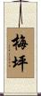 梅坪 Scroll