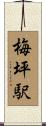 梅坪駅 Scroll