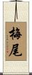 梅尾 Scroll