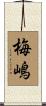 梅嶋 Scroll