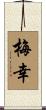 梅幸 Scroll