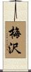 梅沢 Scroll