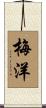 梅洋 Scroll