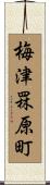 梅津罧原町 Scroll