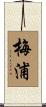 梅浦 Scroll