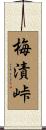 梅漬峠 Scroll