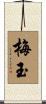 梅玉 Scroll