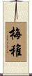 梅稚 Scroll