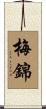梅錦 Scroll