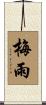 梅雨 Scroll