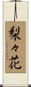 梨々花 Scroll