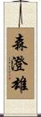 森澄雄 Scroll