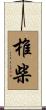 椎柴 Scroll