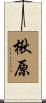 楸原 Scroll