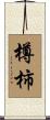 樽柿 Scroll