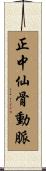 正中仙骨動脈 Scroll