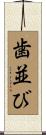 歯並び Scroll