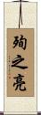 殉之亮 Scroll
