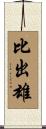比出雄 Scroll